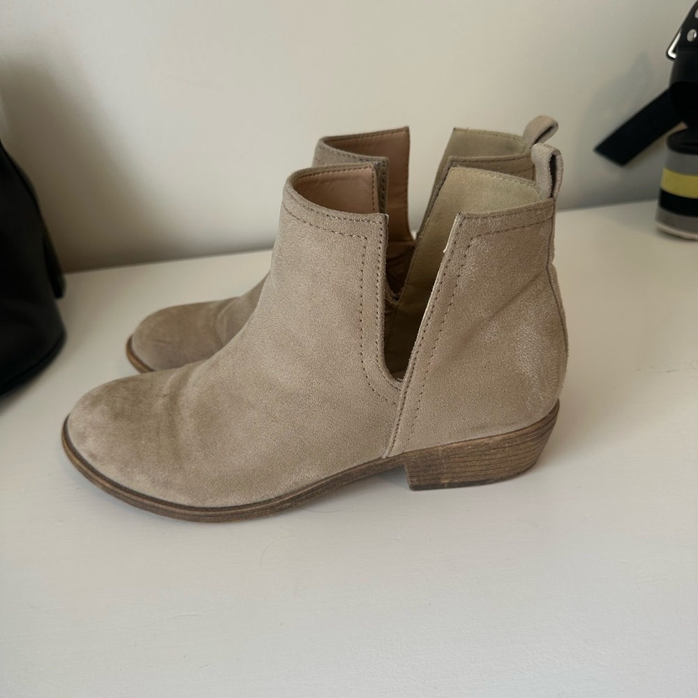 Tan Suede Ankle Boots